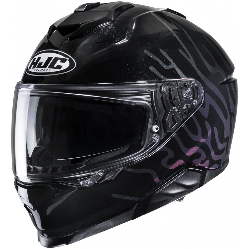 HJC i71 Celos MC5 integraal motorhelm zwart-paars-zilver