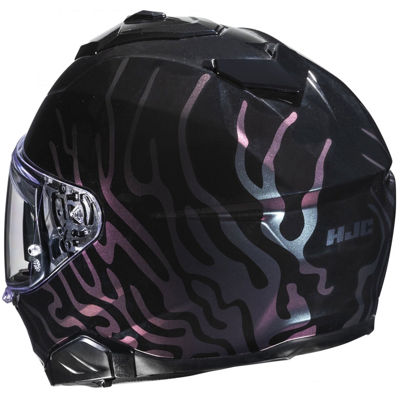 HJC i71 Celos MC5 integraal motorhelm zwart-paars-zilver