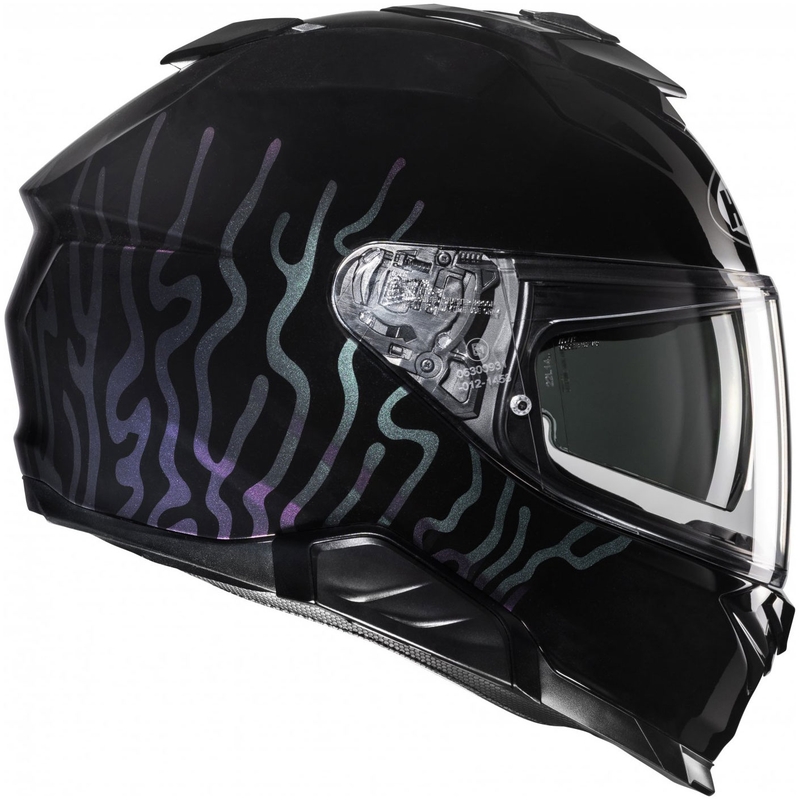 HJC i71 Celos MC5 integraal motorhelm zwart-paars-zilver