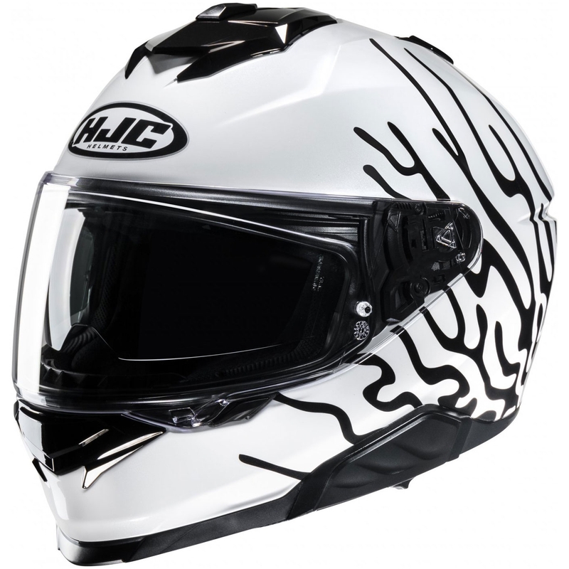 Integraalhelm HJC i71 Celos MC3H wit-zwart-geel