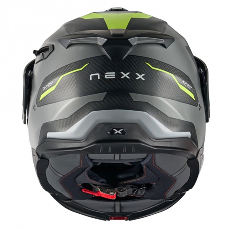 Opklapbare motorhelm Nexx X.Lifecountry Terra mat grijs-fluo geel uitverkoop