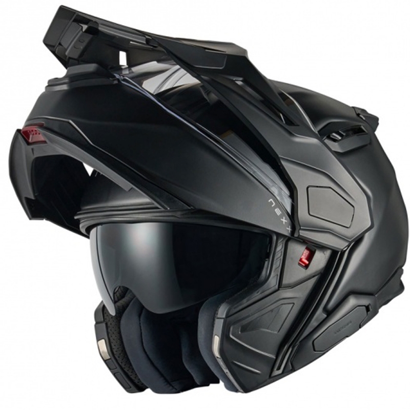 Opklapbare motorhelm Nexx X.Lifecountry Plain matzwart