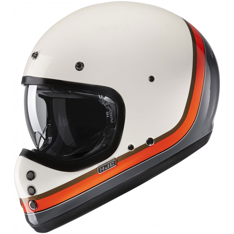 HJC V60 Scoby MC7 integraal motorhelm beige-zwart-oranje-grijs