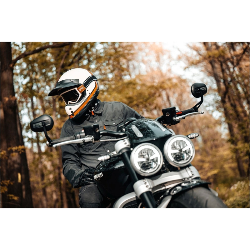 HJC V60 Scoby MC7 integraal motorhelm beige-zwart-oranje-grijs