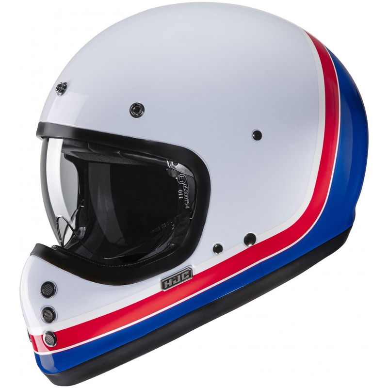 Integraal motorhelm HJC V60 Scoby MC21 wit-rood-blauw