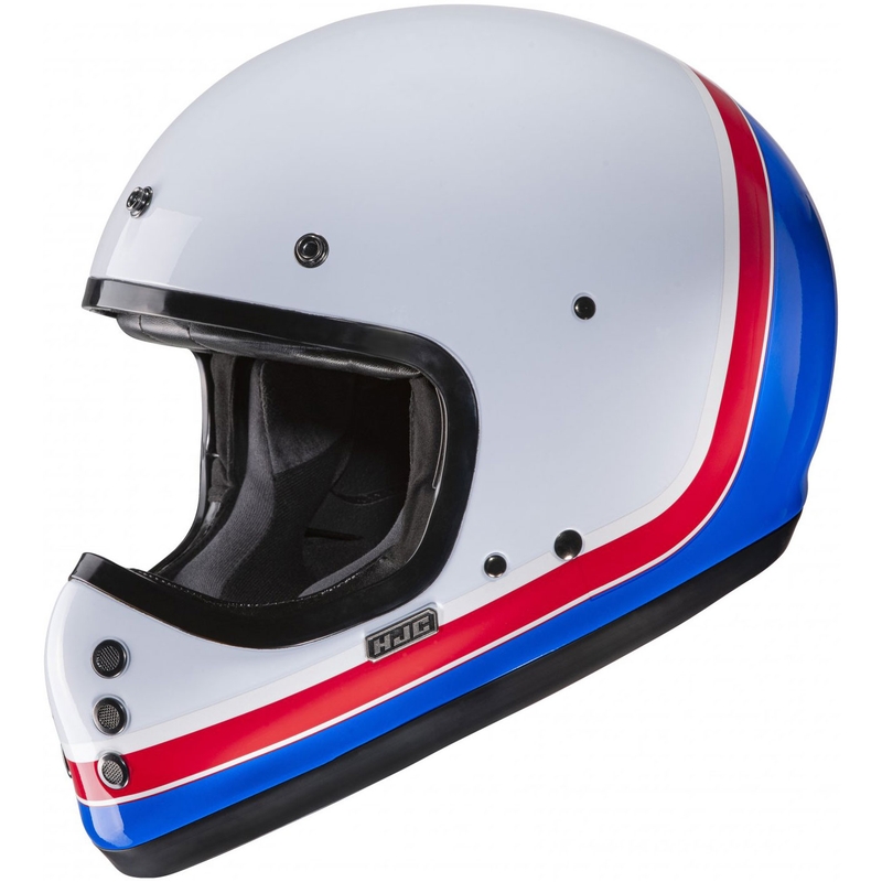 Integraal motorhelm HJC V60 Scoby MC21 wit-rood-blauw