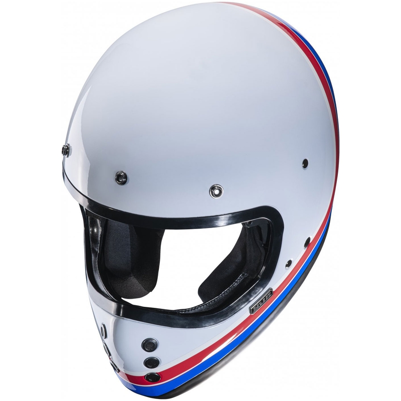 Integraal motorhelm HJC V60 Scoby MC21 wit-rood-blauw