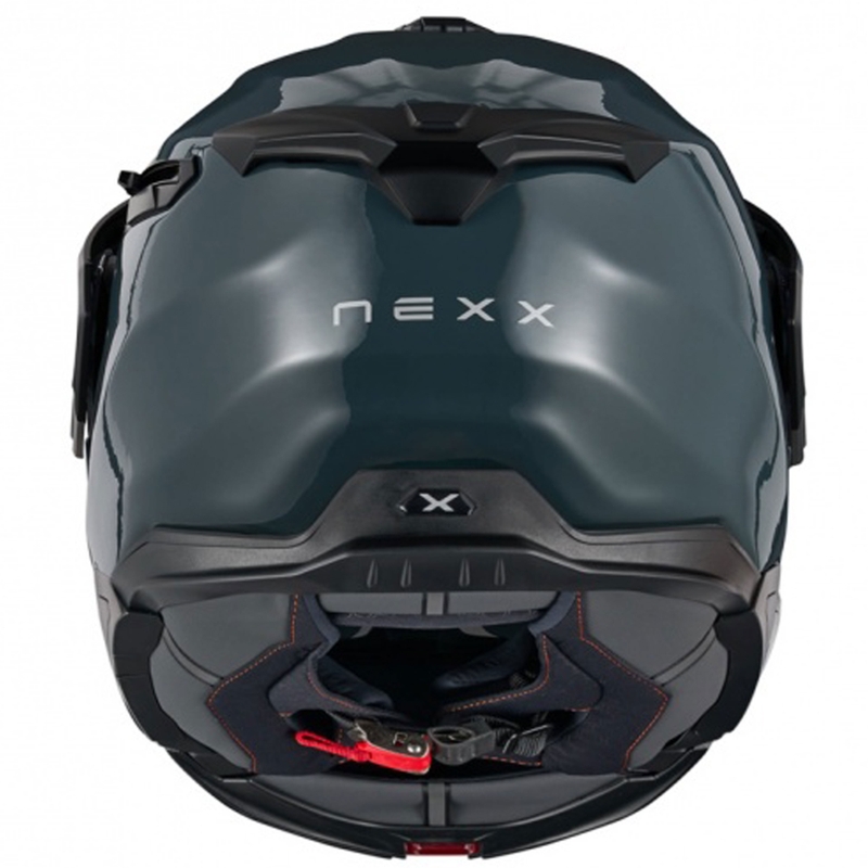 Nexx X.Lifecountry effen blauwe opklapbare motorhelm