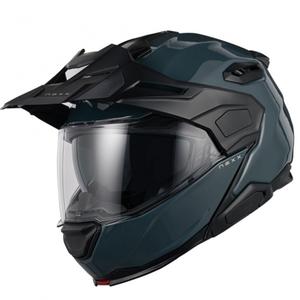 Nexx X.Lifecountry effen blauwe opklapbare motorhelm