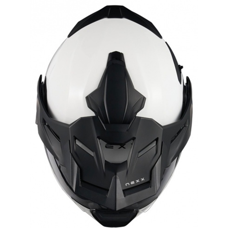Nexx X.Lifecountry Plain witte flip-up motorhelm