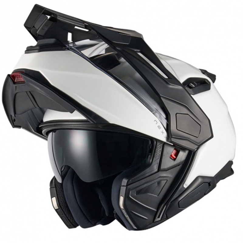 Nexx X.Lifecountry Plain witte flip-up motorhelm