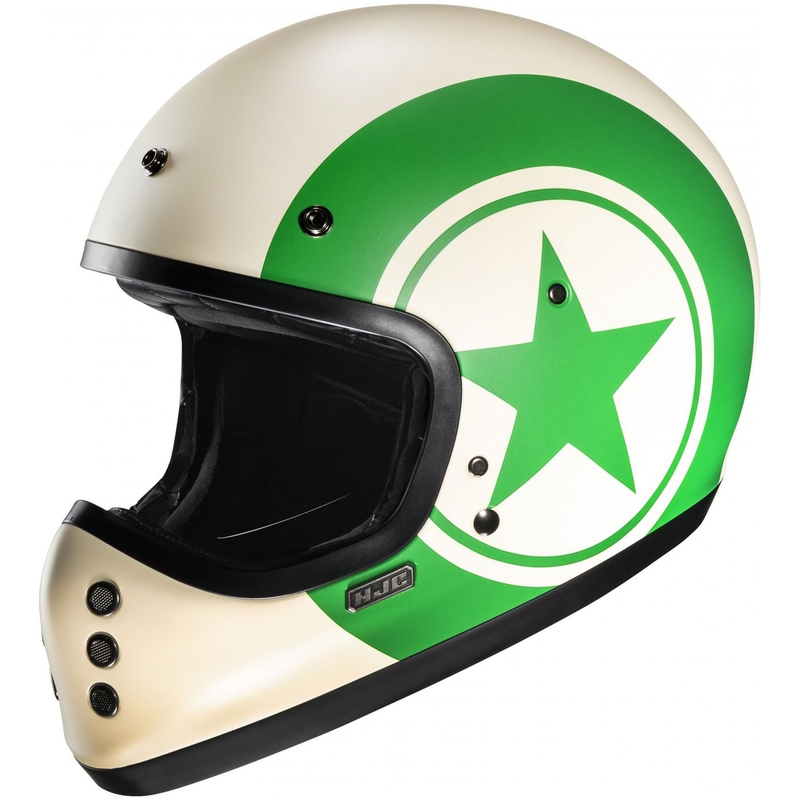 HJC V60 Nyx MC4SF integraal motorhelm wit-groen