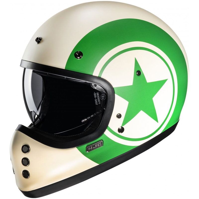 HJC V60 Nyx MC4SF integraal motorhelm wit-groen
