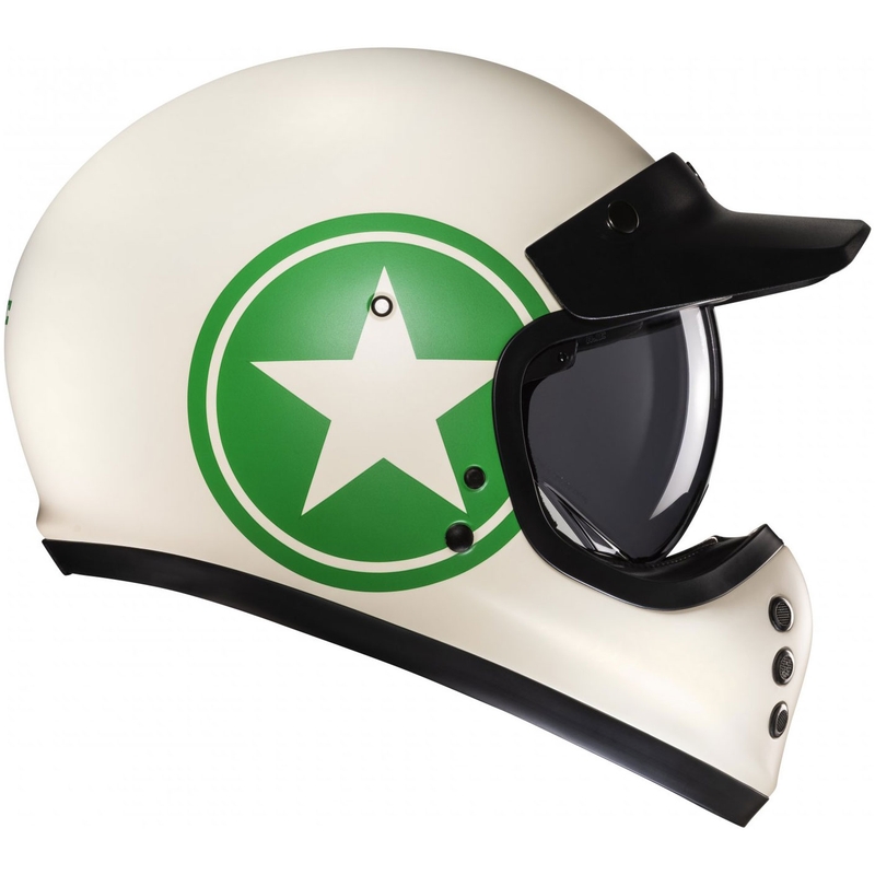 HJC V60 Nyx MC4SF integraal motorhelm wit-groen