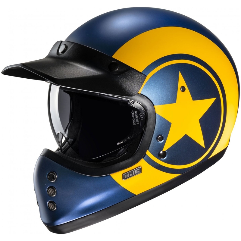 Integraal motorhelm HJC V60 Nyx MC3SF blauw-geel