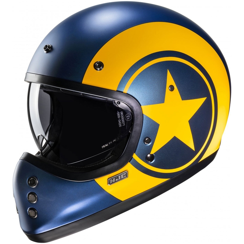 Integraal motorhelm HJC V60 Nyx MC3SF blauw-geel