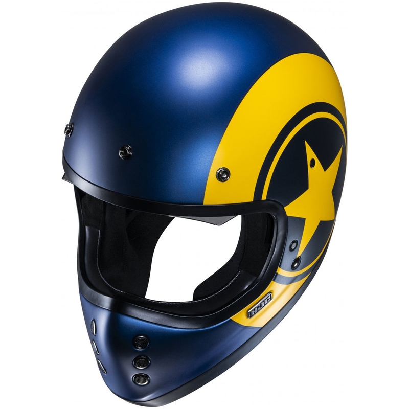 Integraal motorhelm HJC V60 Nyx MC3SF blauw-geel