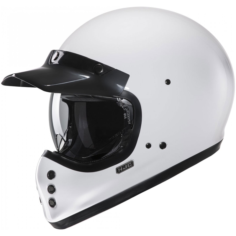 HJC V60 Solid integraal motorhelm wit