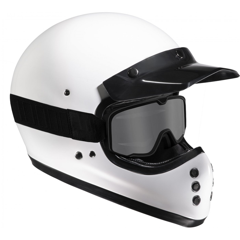 HJC V60 Solid integraal motorhelm wit