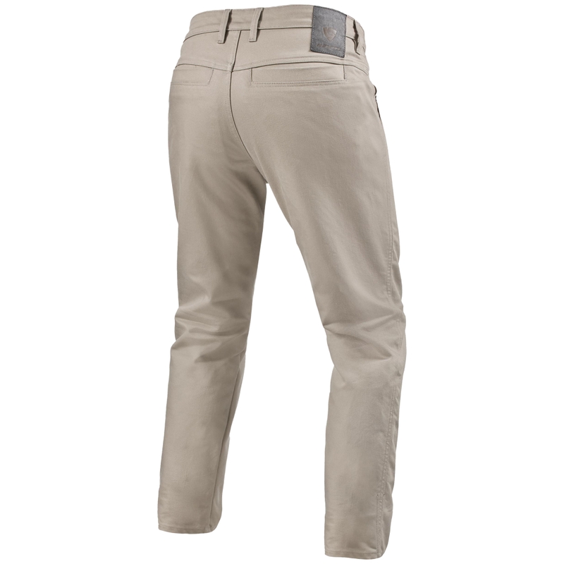 Revit Chino Dean 2 Taps toelopende motorbroek Zand