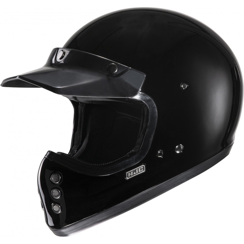 HJC V60 Solid integraal motorhelm zwart