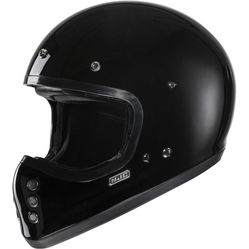 HJC V60 Solid integraal motorhelm zwart
