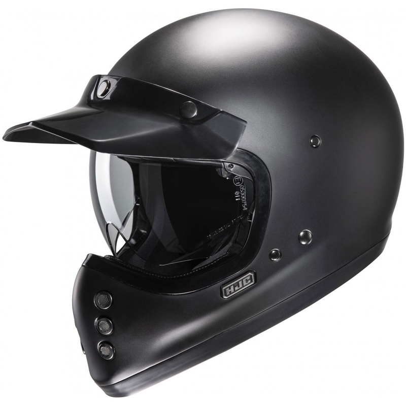 HJC V60 Solid semi-flat integraal motorhelm zwart