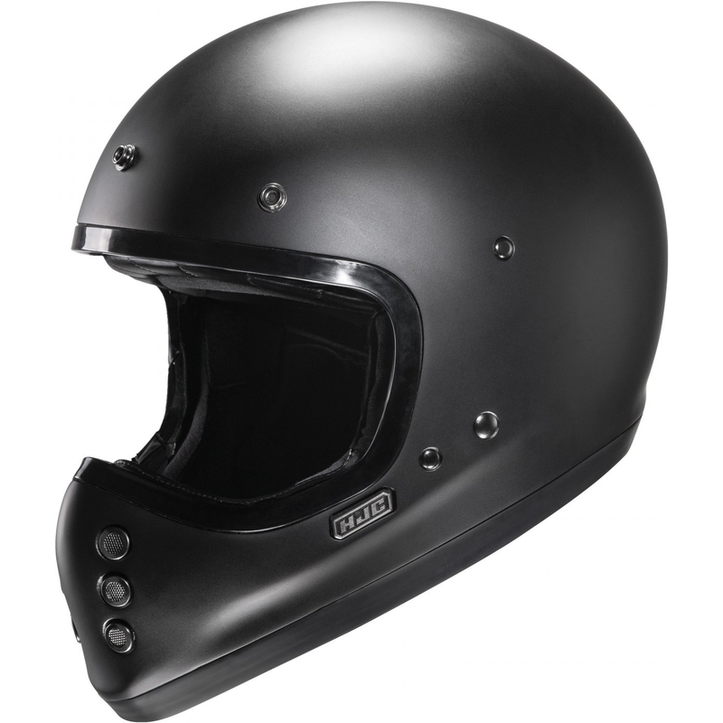 HJC V60 Solid semi-flat integraal motorhelm zwart