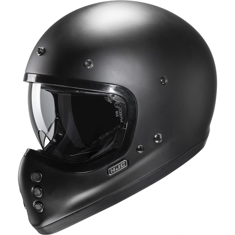 HJC V60 Solid semi-flat integraal motorhelm zwart