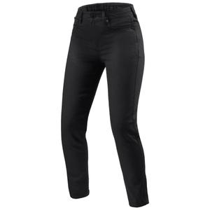 Revit Marzia Skinny Damesmodel Cropped Motorcycle Jeans Zwart