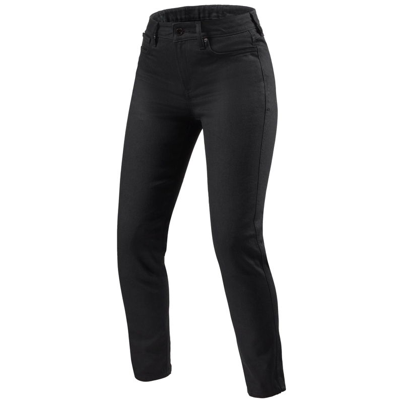 Revit Marzia Skinny Damesmodel Cropped Motorcycle Jeans Zwart
