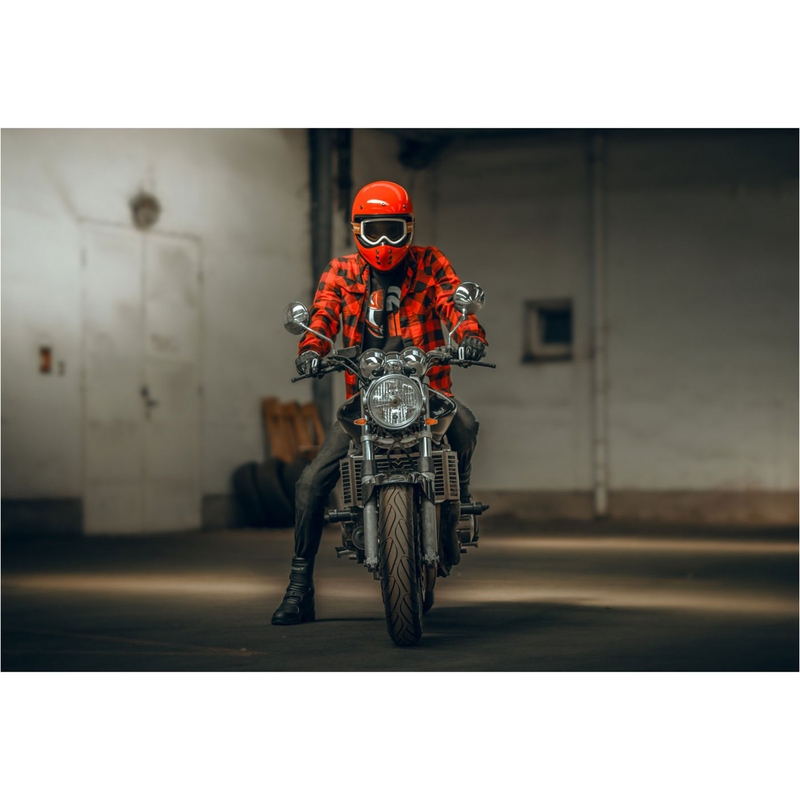 Integraal motorhelm HJC V60 Solid diep rood