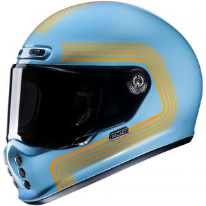 Integraalhelm HJC V10 Foni MC27 turquoise-oranje