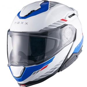 Nexx X.Lifetour Globe motorhelm wit-blauw