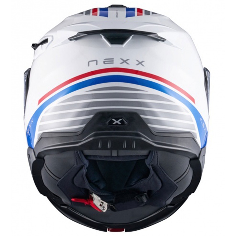 Nexx X.Lifetour Globe motorhelm wit-blauw
