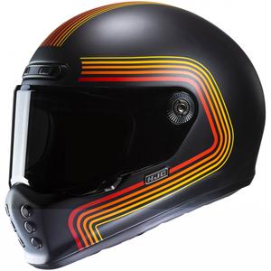 Integraalhelm HJC V10 Foni MC1SF zwart-rood-oranje
