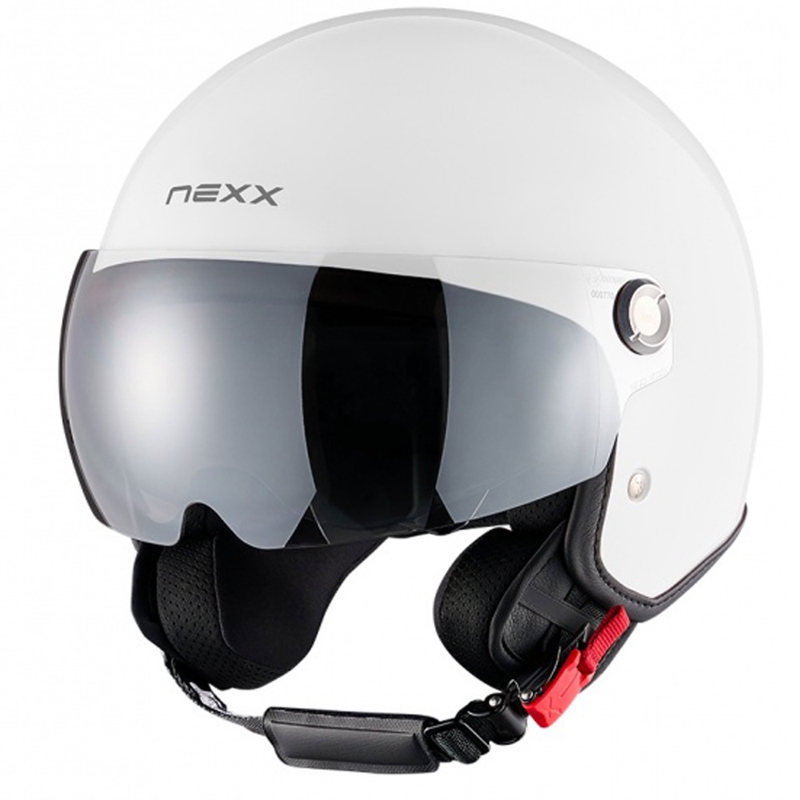 NEXX Y.10 Stiletto Open Face Motorhelm Wit uitverkoop