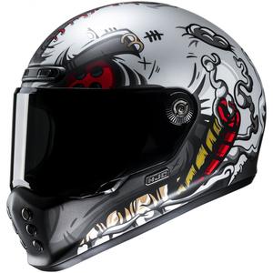 Integraal motorhelm HJC V10 Vatt MC1 zwart-zilver