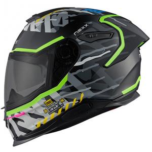 Integraal motorhelm Nexx Y.100R Urbangram zwart