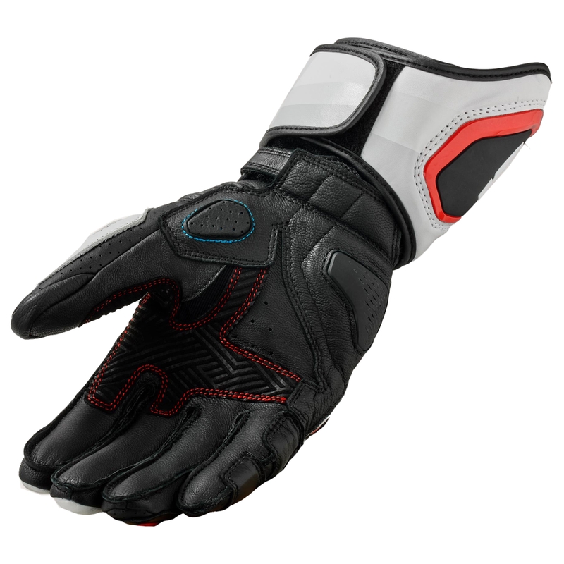 Motorhandschoenen Revit Quantum 3 wit-fluorood