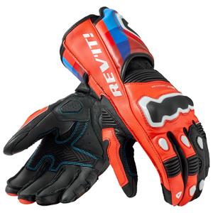 Motorhandschoenen Revit Quantum 3 fluor rood-blauw
