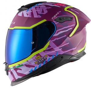 Integraalhelm NEXX Y.100R Urbangram mat paars