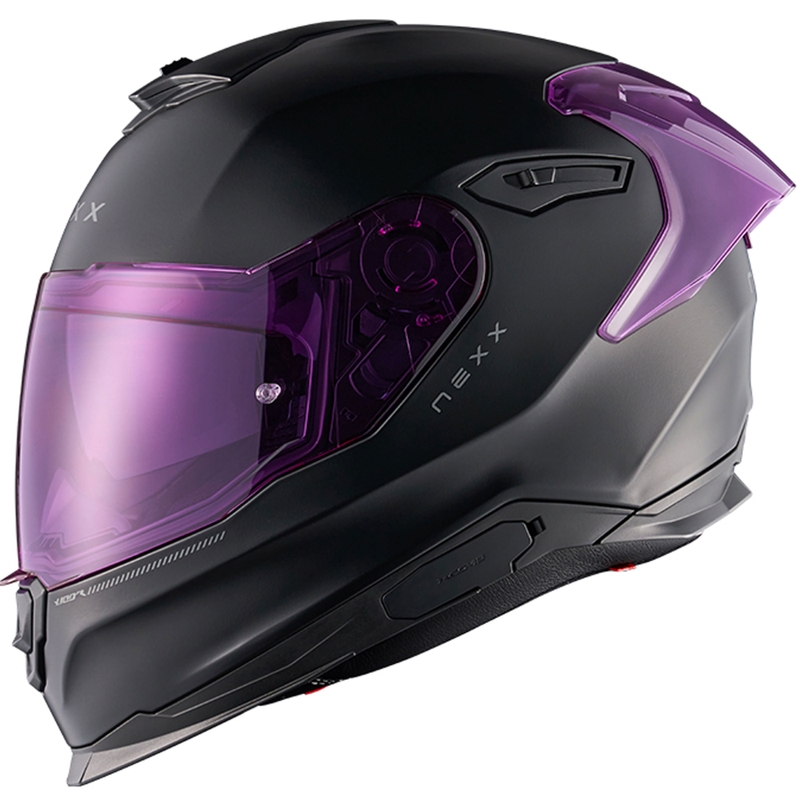 Integraalhelm NEXX Y.100R Subsonic mat zwart-roze uitverkoop