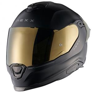 NEXX Y.100R Subsonic integraal motorhelm mat zwart-goud