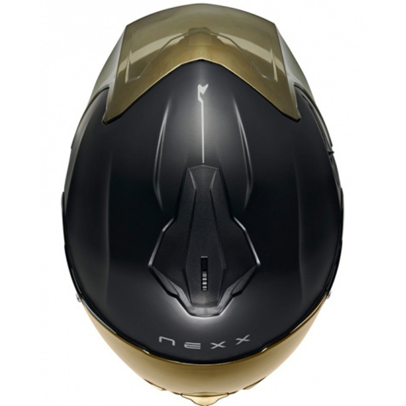 NEXX Y.100R Subsonic integraal motorhelm mat zwart-goud