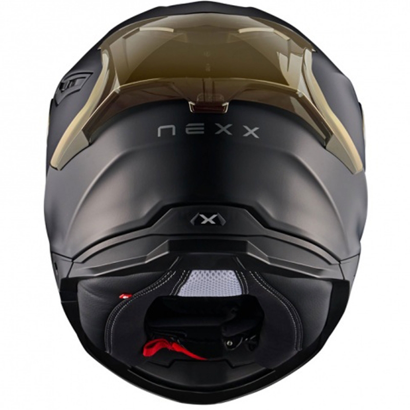 NEXX Y.100R Subsonic integraal motorhelm mat zwart-goud