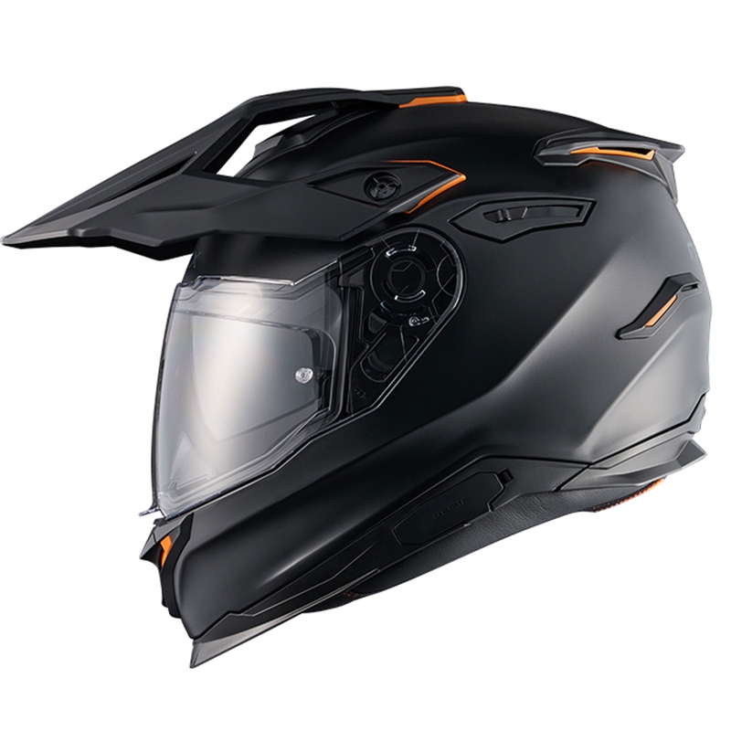 Enduro motorhelm NEXX Y.TRAVL effen matzwart