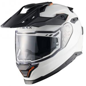 Enduro motorhelm NEXX Y.TRAVL effen wit