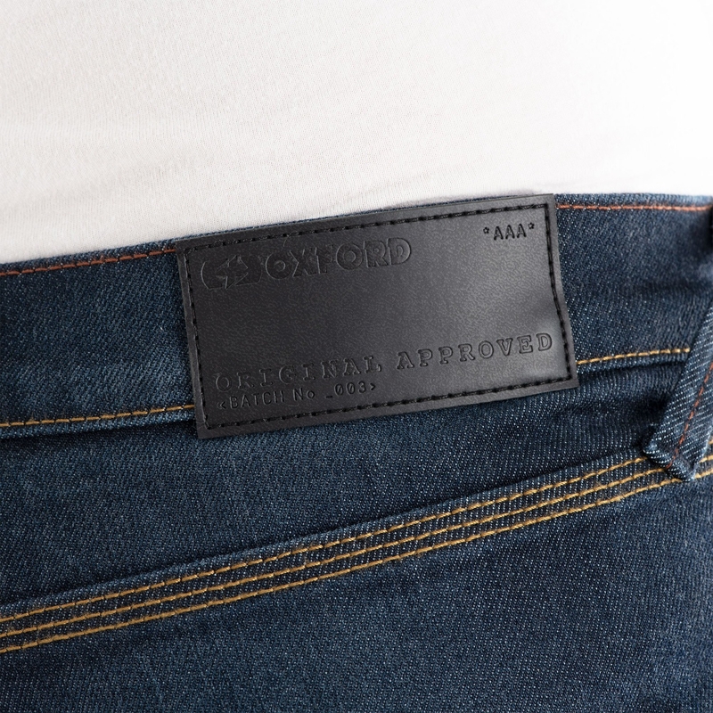 Oxford Original Approved AAA Straight Jeans in blauw