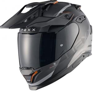 Enduro motorhelm NEXX Y.TRAVL Quest mat zwart-grijs